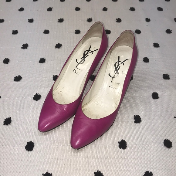 ysl pink pumps